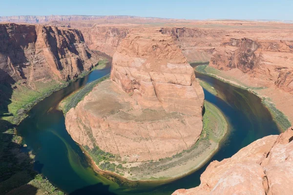 Curva de herradura en el río Colorado — Foto de Stock