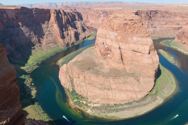 Nazvaný Horsehoe bend v řece colorado — Stock fotografie