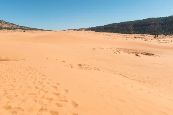 Dune di sabbia rosa corallo — Foto Stock