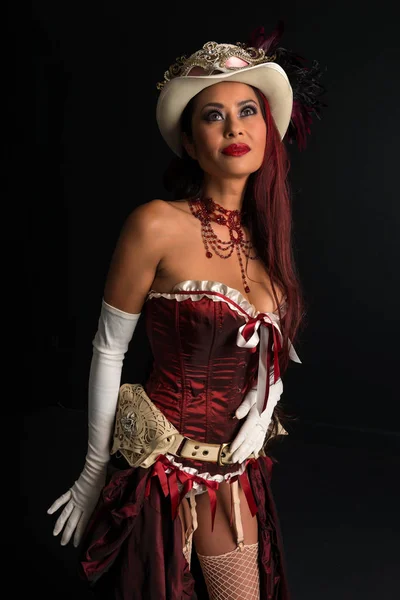 Kızıl saçlı cosplay — Stok fotoğraf