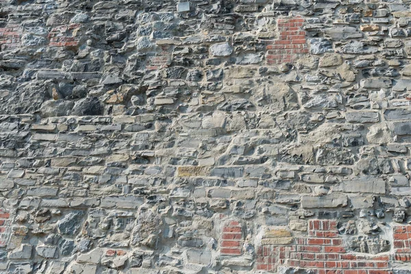 Kő és tégla fal — Stock Fotó