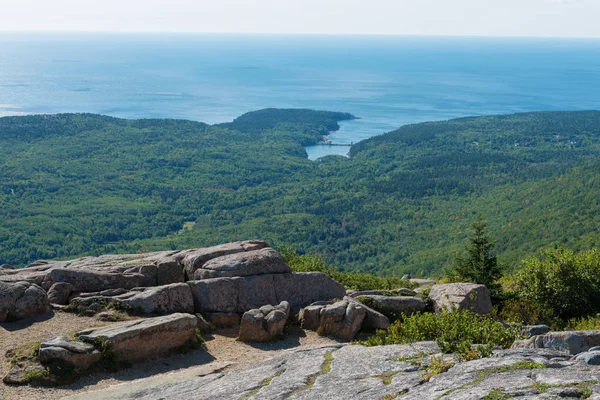 Cadillac Mountain har udsigt - Stock-foto