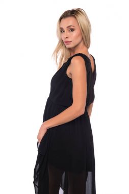 sarışın siyah elbise