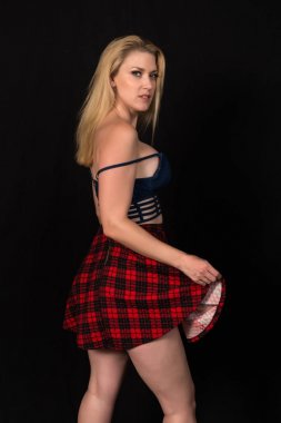 Kırmızı ekose sarışın