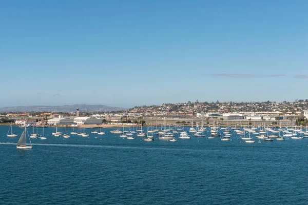 San diego bay segelboote — Stockfoto