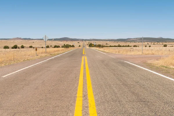 Wüstenautobahn von Arizona — Stockfoto