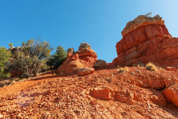 Agujas de roca roja — Foto de Stock