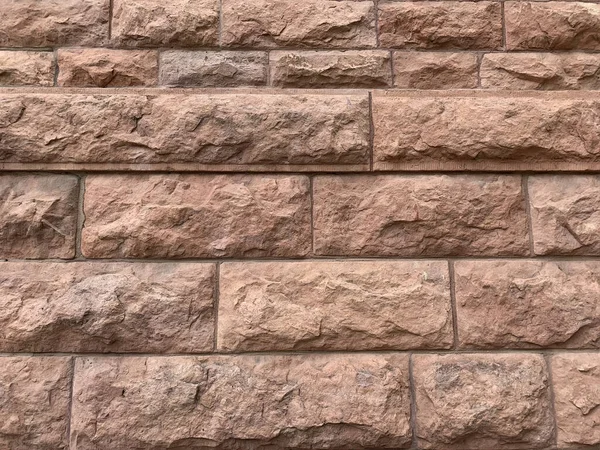 Sandstone block wall — Stock Photo, Image