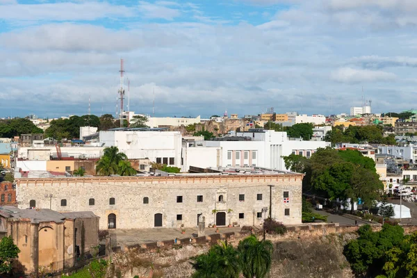 Architecture Centre Ville Santo Domingo Rivière Ozama République Dominicaine — Photo