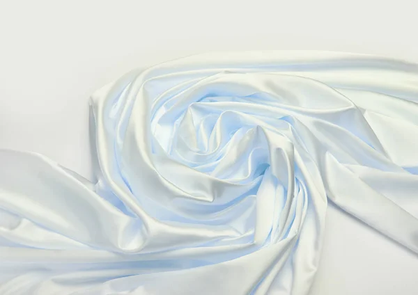 Fondo de tela de seda blanca — Foto de Stock