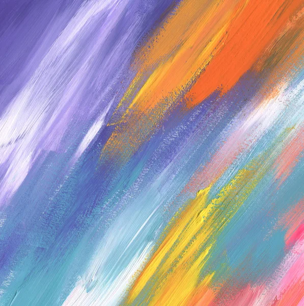 Fondo pintado acrílico de color abstracto — Foto de Stock