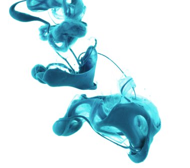 Sudaki akrilik renkler. Soyut arkaplan.