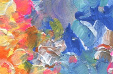 Akrilik ve sulu boya boyalı arka plan. 