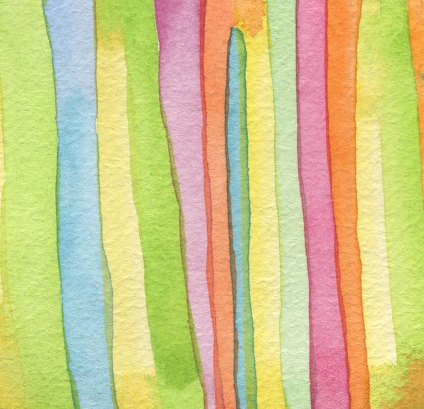 Abstract strip watercolor painted background — Stock Photo, Image