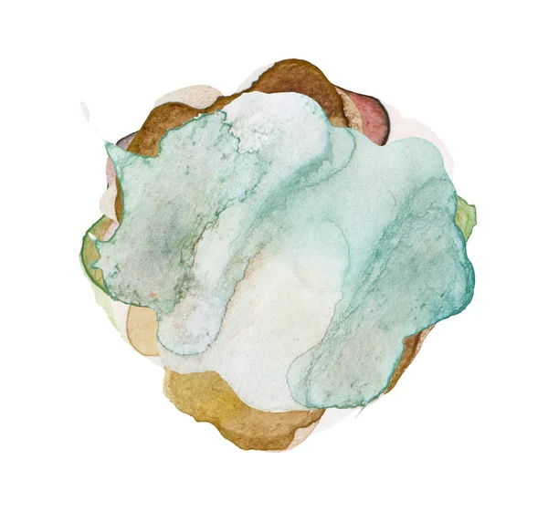 Abstract color watercolor blot — Stock Photo, Image