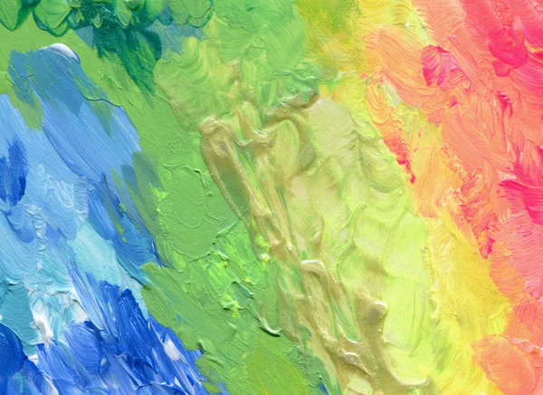 Абстрактні кольорові акрилові пензлі фарби . — стокове фото