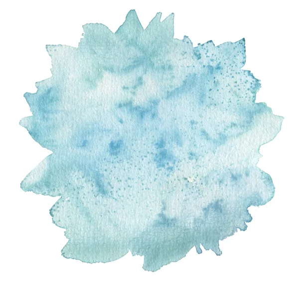 Circle cloud blot watercolor painted background. Texture paper. — Stock Photo, Image