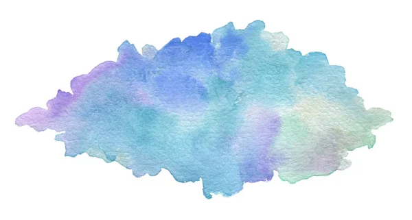 Abstract acrylic and watercolor brush strokes painted background — Stock Photo, Image