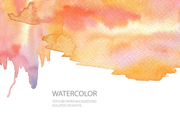Abstract watercolor blot painted background. Texture paper. Isol — Stock Photo, Image