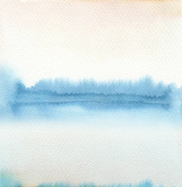 Abstract watercolor landscape blot painted background. — Stock Photo, Image