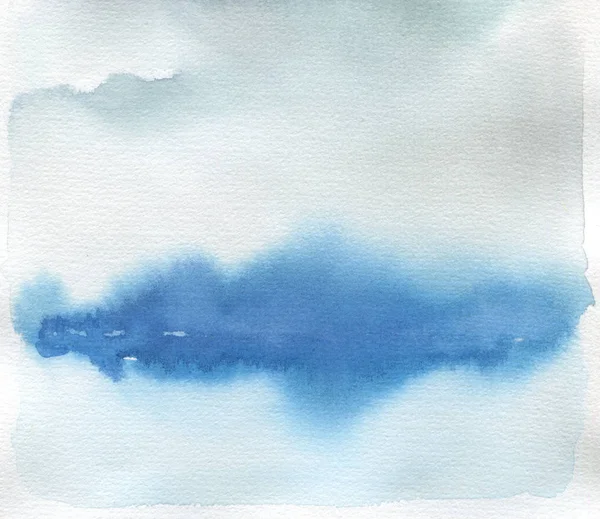 Abstract Watercolor Landscape Blot Painted Background Texture Paper — Stock Photo, Image