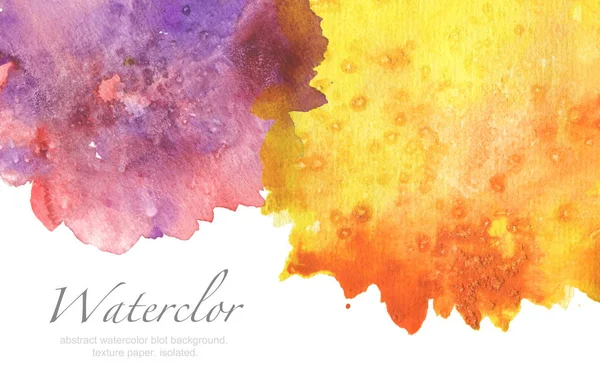 Abstrakte Aquarell Klecks gemalten Hintergrund. Texturpapier. Isol — Stockfoto