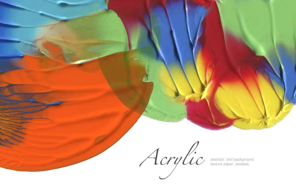 Abstrato Aquarela Mancha Fundo Pintado Papel Textura Isolado Modelo Cartão — Fotografia de Stock