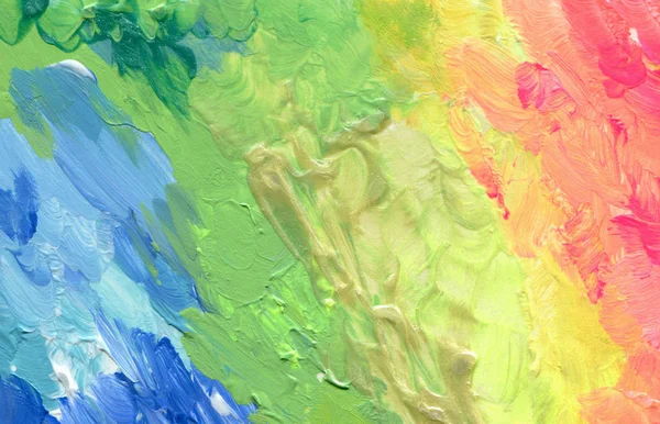 Abstract color acrylic brush strokes paint. — Stock Photo, Image