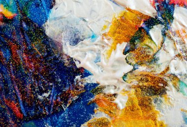 Soyut renk arkaplanı. Renkli lekeler. Mermer dokusu. 