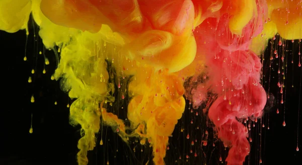 Acrylic colors in water. Abstract background. — Stock Photo, Image