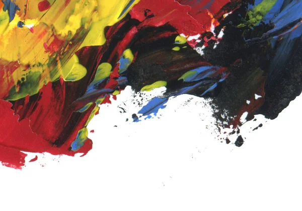 Abstracte acryl- en aquarelverf. Kleurtextuur backgrou — Stockfoto