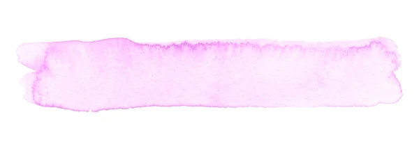Abstracte Aquarel Acryl Lijn Borstel Beroerte Vlek Schilderen Roze Lilac — Stockfoto