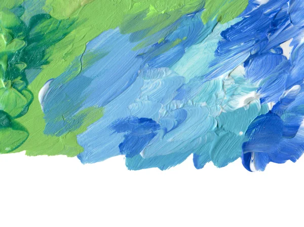 Abstract Color Acrylic Brush Strokes Paint — Stock Photo, Image