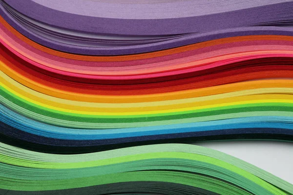 Astratto Colore Onda Arricciacapelli Arcobaleno Striscia Sfondo Carta Modello Stampe — Foto Stock