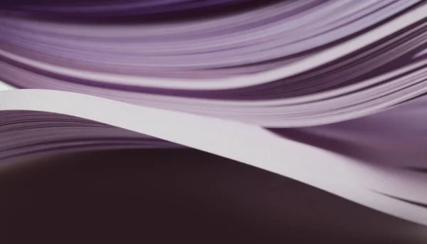 Abstract Kleur Golf Krullen Violet Strip Papier Achtergrond Sjabloon Voor — Stockfoto