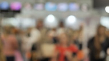 Kara Cuma Siber Pazartesi arka planı için soyut bulanıklık ve Bokeh süpermarketi ve indirimli mağaza içi.