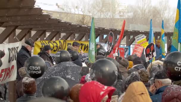 Conférencier au rassemblement — Video