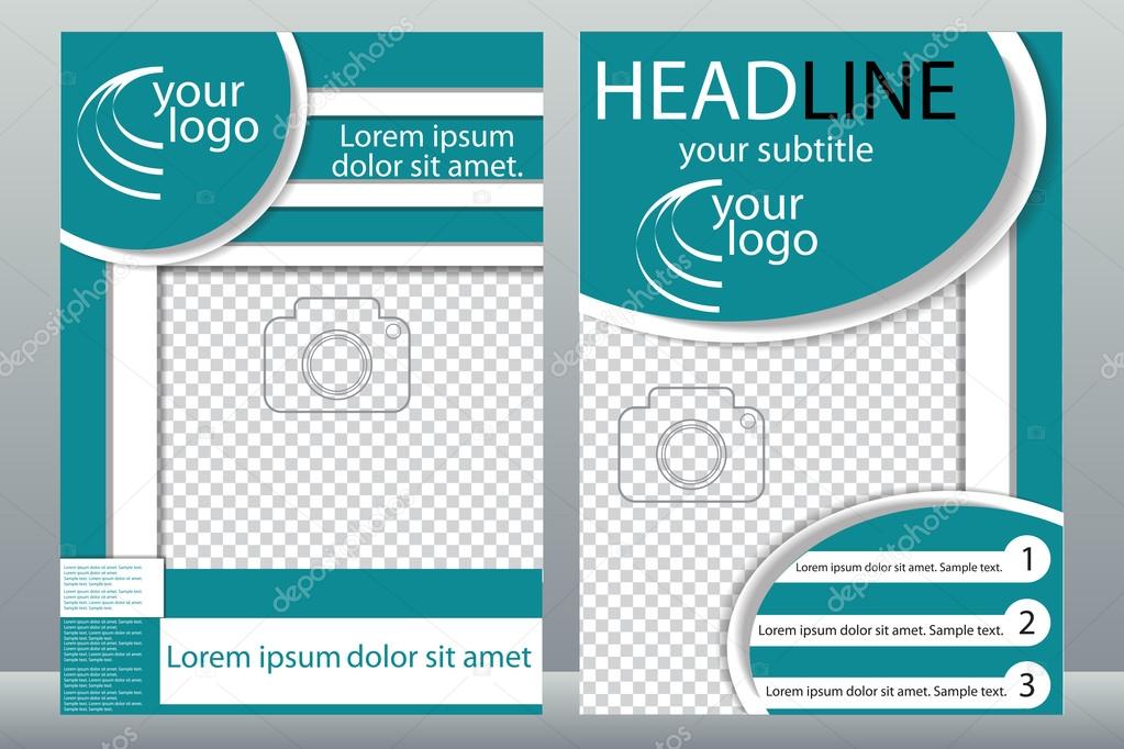 template design of brochures with place for your photo a sample of brochures sample design