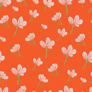 Kusursuz çiçek deseni. vektör