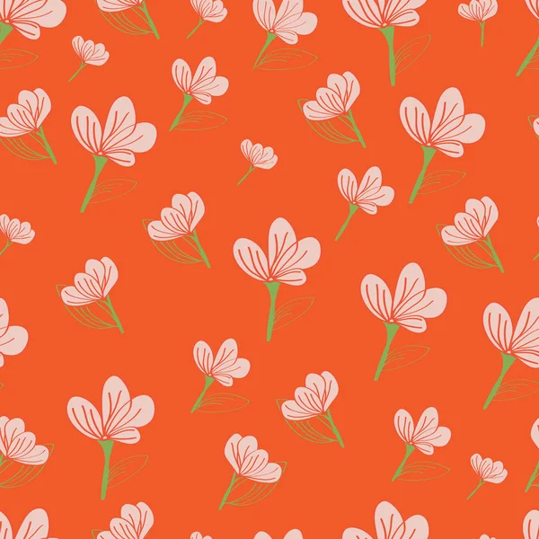 Kusursuz çiçek deseni. vektör