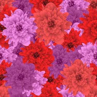 Dikişsiz desen çiçek. Kumaşlar, tekstil, kağıt, duvar kağıdı, web sayfaları, düğün davetiyeleri için arka plan. Vektör