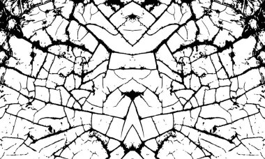 Beyaz doku çatlama. Grunge yatay arka plan. Desen çatlaklar. Vektör 