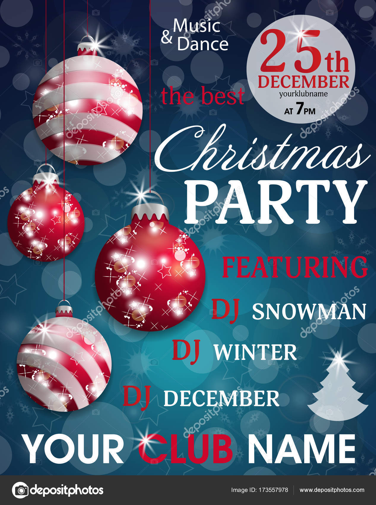 Christmas Party Background