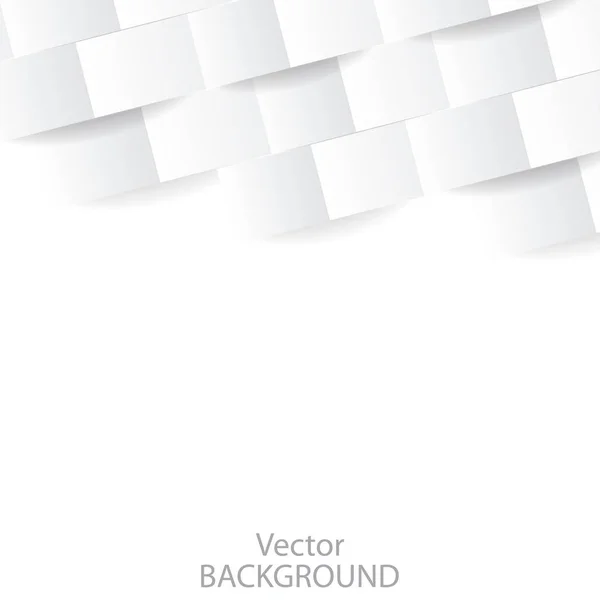 Sfondo geometrico moderno bianco. Struttura prospettica per il design della copertina, sfondo del sito web, pubblicità. Vettore — Vettoriale Stock