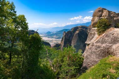 Meteora dağlar, Thessaly, Yunanistan