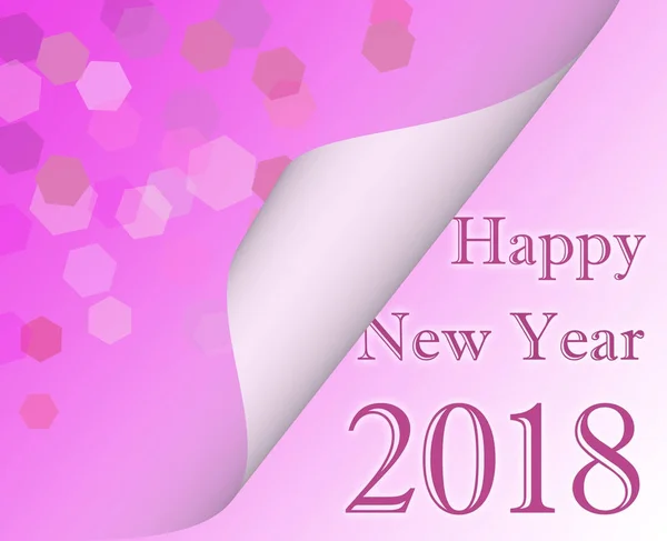Szczęśliwego Nowego Roku 2018 — Zdjęcie stockowe