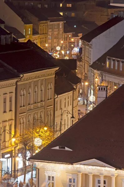 Christmas in Sibiu, Romania — Stock Photo, Image