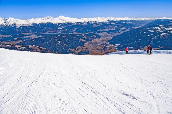 オーストリア スキー リゾート Aineck — ストック写真
