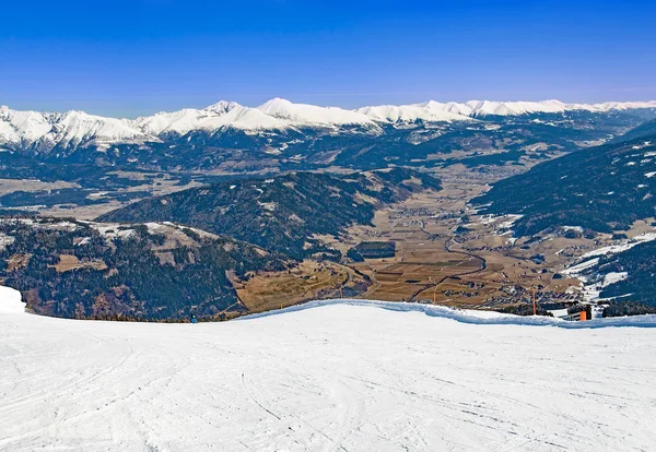 Autriche domaine skiable Aineck — Photo