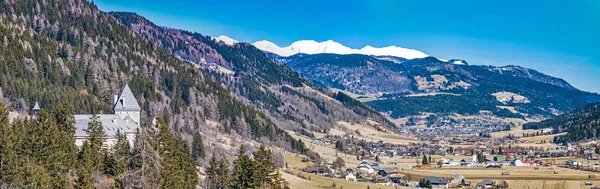 Panorama em Lubusz, Áustria — Fotografia de Stock